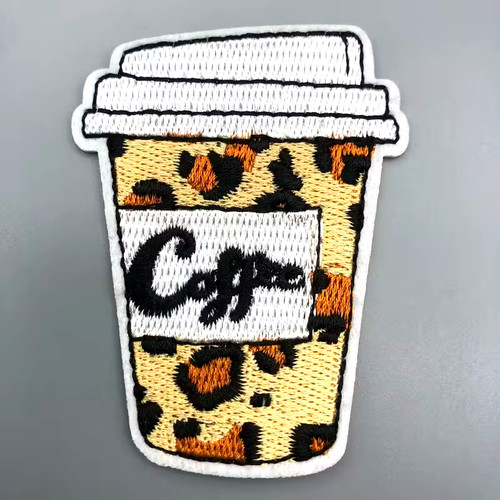Leopard print coffee patterned - print,