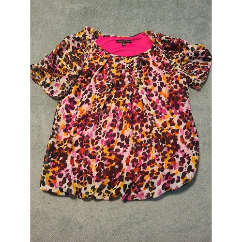 Pink orange and black - and,